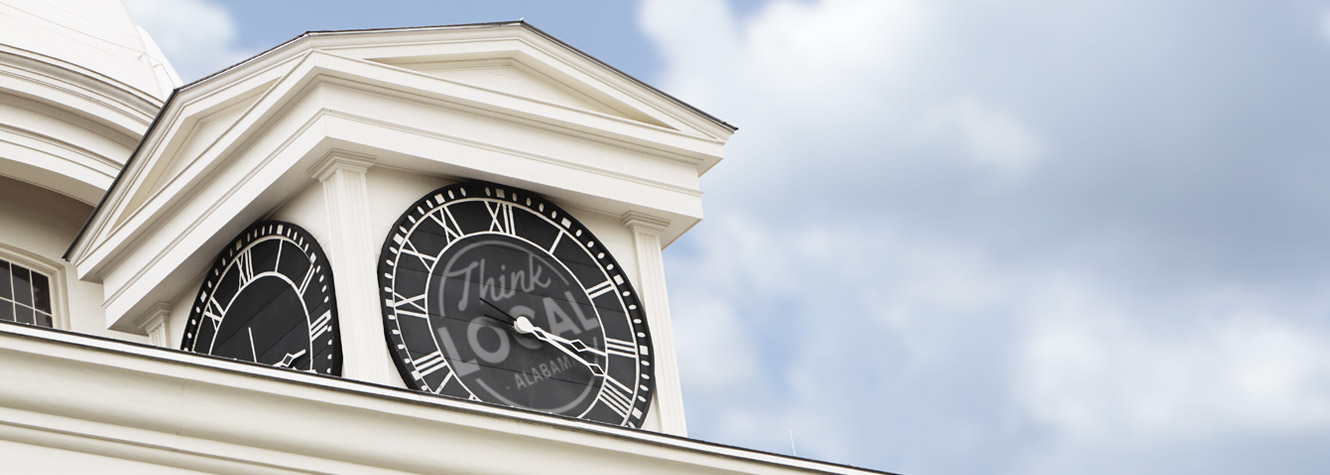 close-up photo of a clock tower 