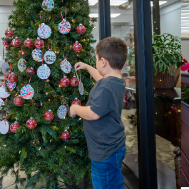 Maplesville Kindergarten Christmas Event for Guardian Credit Union annual giveback