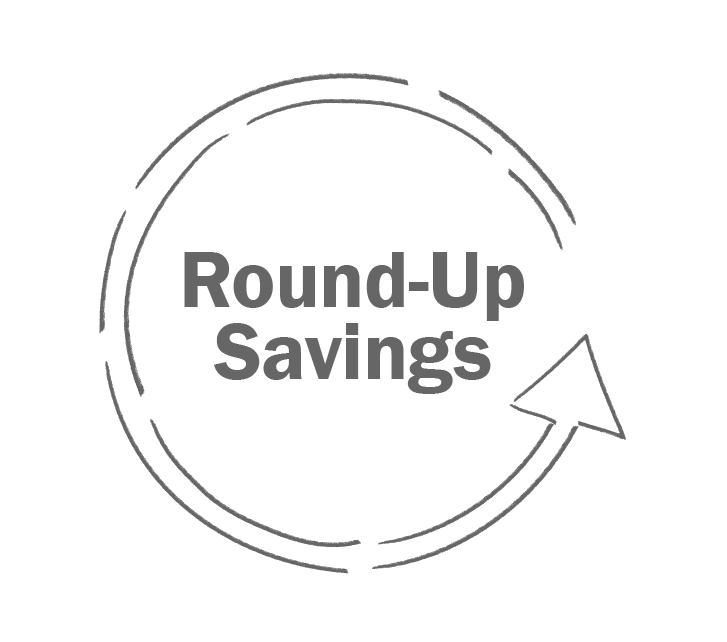 Round-Up Savings graphic