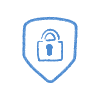 Keep Your Personal Info Secure, A shield with a lock icon