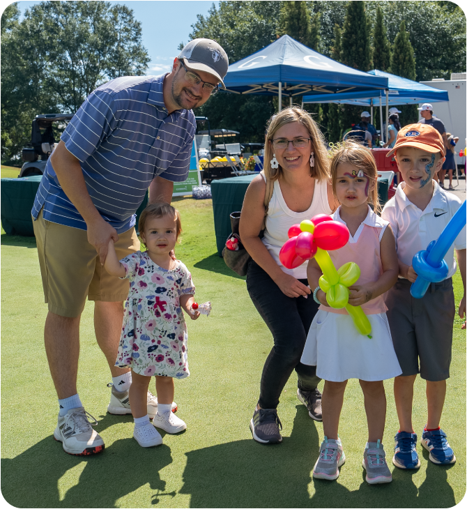 Family enjoying the Guardian Family day during the Guardian Championship at the RTJ Golf Trail’s Capitol Hill location in Prattville, Alabama.