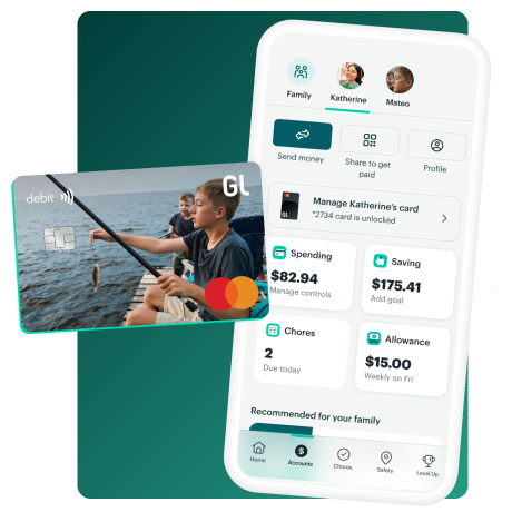 With Greenlight, kids and teens learn to make informed choices and take ownership of their spending.